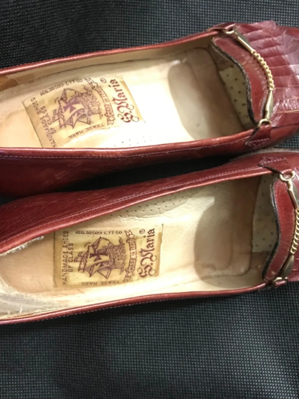 S Maria handmade Italian heels
